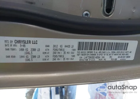 2009 Jeep Patriot Sport из США, поврежденный, VIN 1J4FT28A39D146564